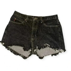 GUESS vintage Women's denim black short size 31